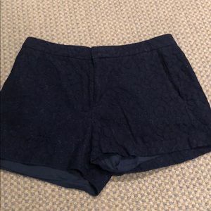 Madewell navy lace shorts
